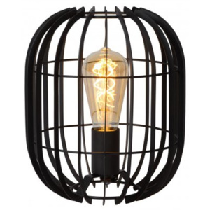 LUCIDE REDA Table Lamp E27/40W H27cm Black, stolní lampa