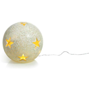 VIANOČNÁ DEKORÁCIA COMET Sand Stone Ball Star Pattern 40cm 703225