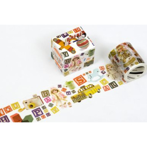 Svět pásek Washi páska “Retro hračky“ (PW50D05M0012)