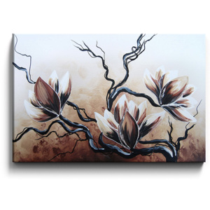 Obraz magnolie ručně malovaný M033