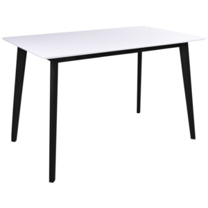 Designový jídelní stůl Carmen, černý / bílý