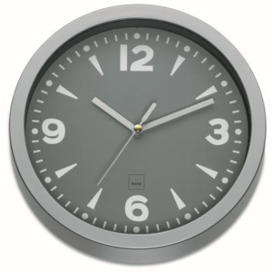 KELA Nástěnné hodiny FLORENZ 20 cm šedá