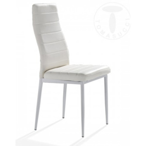 Židle CAMARO WHITE TOMASUCCI (barva - bílá syntetická kůže)
