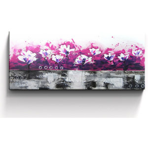 Ručně malovaný obraz panorama květiny M085