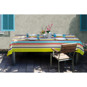 Velký bavlněný ubrus 240x150cm Verano Remember (Barva-barevné pruhy Verano)