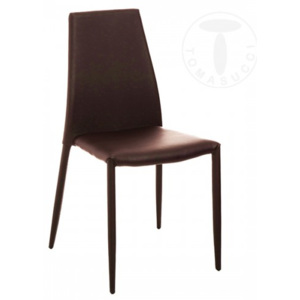 Židle LION BROWN TOMASUCCI (barva -hnědá syntetická kůže)