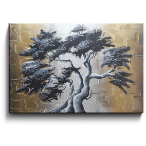 Ručně malovaný obraz abstrakce strom M159