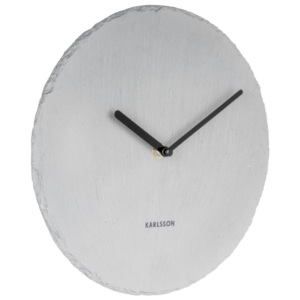 Nástěnné hodiny Slate 25 cm Karlsson (Barva - šedá)