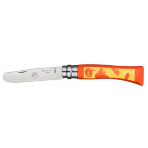 Animopinel vr n°07 inox,skládací nůž 8 cm, lion Opinel (barva-oranžová)