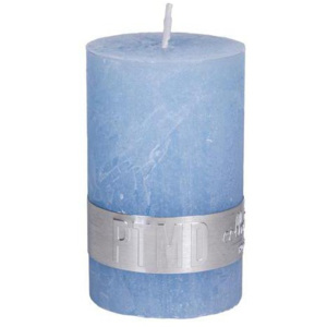 Rustikální svíčka modrá