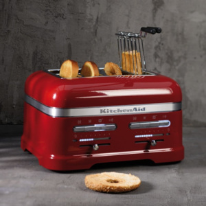 Toaster Artisan KMT4205, 4 plátkový KitchenAid (Barva-červená matalíza)