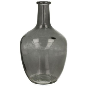 Šedá skleněná váza LOUISE GRAY