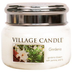 Vonná svíčka Village Candle Gardenia - Gardénie 269g 11oz metalické víčko