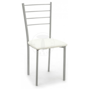 Židle JUST TOMASUCCI (barva - krémová syntetická kůže)