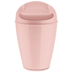 DEL S odpadkový koš s poklopem KOZIOL (Barva-Světle růžová)