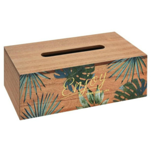 EXCELLENT Box na kapesníky dřevo Tropical 25 cm