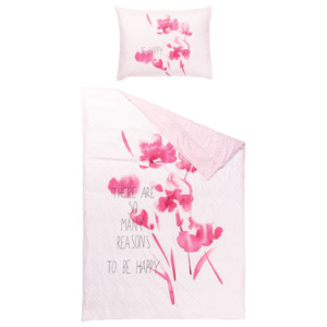 MERADISO® Ložní prádlo Renforcé, 140 x 200 cm (květiny)