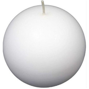 Bílá svíčka koule