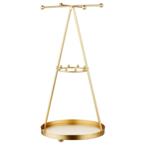 Stojan na šperky zlaté barvy Sass & Belle Monochrome, výška 30 cm