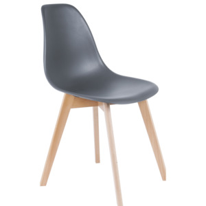 Jídelní židle Elementary Leitmotiv (Barva-čedá+ dřevěné bukové nohy)