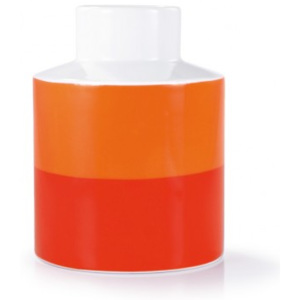 Porcelánová váza střední Due Colori REMEMBER (Barva- oranžová)