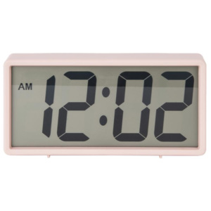 Digitální stolní i nástěnné hodiny/budík Coy 18 cm Karlsson (Barva - růžová)