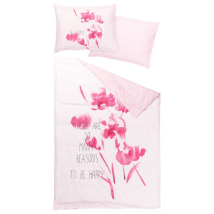 MERADISO® Ložní prádlo Renforcé, 200 x 220 cm (květiny)
