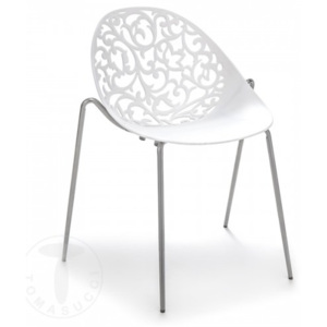 Židle EURA TOMASUCCI (barva - bílá, namatované nohy)