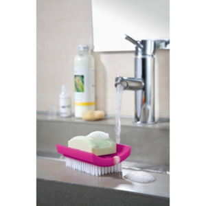 DAILY SOAP mýdlenka a kartáček KOZIOL (Barva růžová)