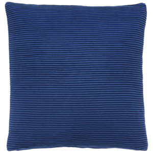 Bavlněný modrý polštář 52 x 52 cm