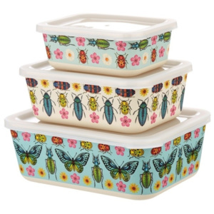 Sada 3 obědových boxů s motivy motýlů Sass & Belle Butterflies