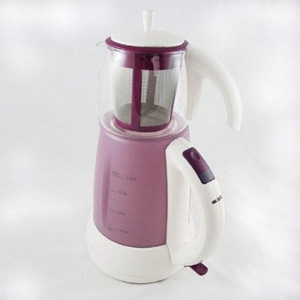 Mulex -tee expres kovnice na vodu i čaj růžová-fialová