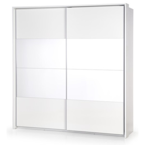 Šatní skříň DREAM SP2 se zrcadlem bílá Halmar