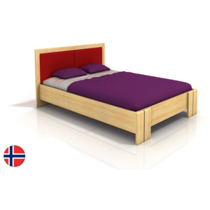 Manželská postel 200 cm Naturlig Manglerud High BC (borovice) (s roštem)