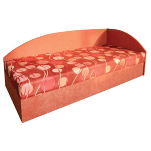Jednolůžková postel (válenda) 80 cm Marta (s pružinovou matrací) (P)