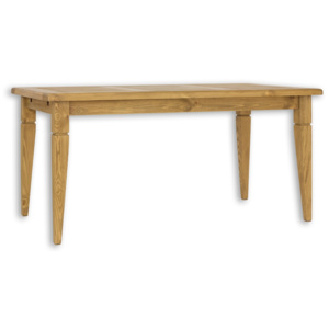 Selský stůl 90x180 MES 03 A s hladkou deskou - K09 přírodní borovice