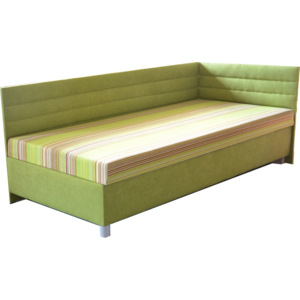 Jednolůžková postel (válenda) 100 cm Etile 2 (se 7-zónovou matrací lux) (P)