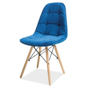 Signal Jídelní židle Axel III - modrý velvet