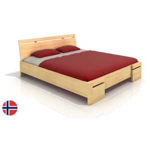 Manželská postel 180 cm Naturlig Bokeskogen High BC (borovice) (s roštem)