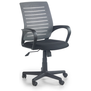 Kancelářská židle Santana (šedá + černá)