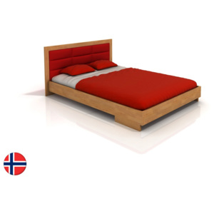 Manželská postel 200 cm Naturlig Stjernen (buk) (s roštem)