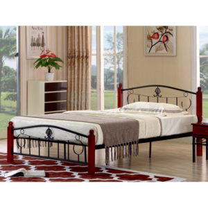 Manželská postel 140 cm Magenta (s roštem)