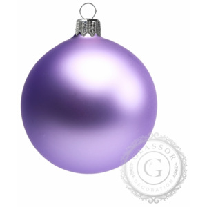 Vánoční koule fialová matná