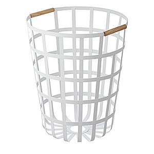 Koš na prádlo YAMAZAKI Tosca 3356 Laundry Basket| kulatý/bílý