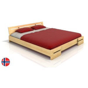 Manželská postel 180 cm Naturlig Bokeskogen (borovice) (s roštem)