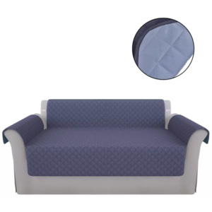 Chránič gauče modrá/světle modrá mikrovlákno