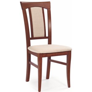 Jídelní židle Konrad (třešeň antická II + béžová)