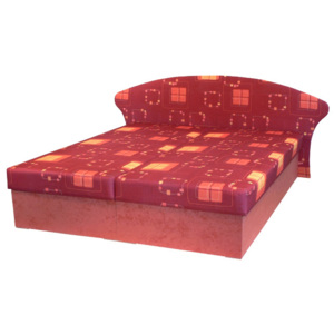 Manželská postel 160 cm Lukáš (se sendvičovou matrací)