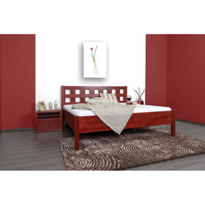 ProSpánek Corina - celomasivní postel z buku nebo dubu Buk mořený 180x200 (vyberte moření)