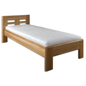 Jednolůžková postel 80 cm LK 260 (dub) (masiv)